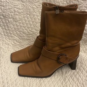 Anne KleinTan Ankle Boots Size 9M